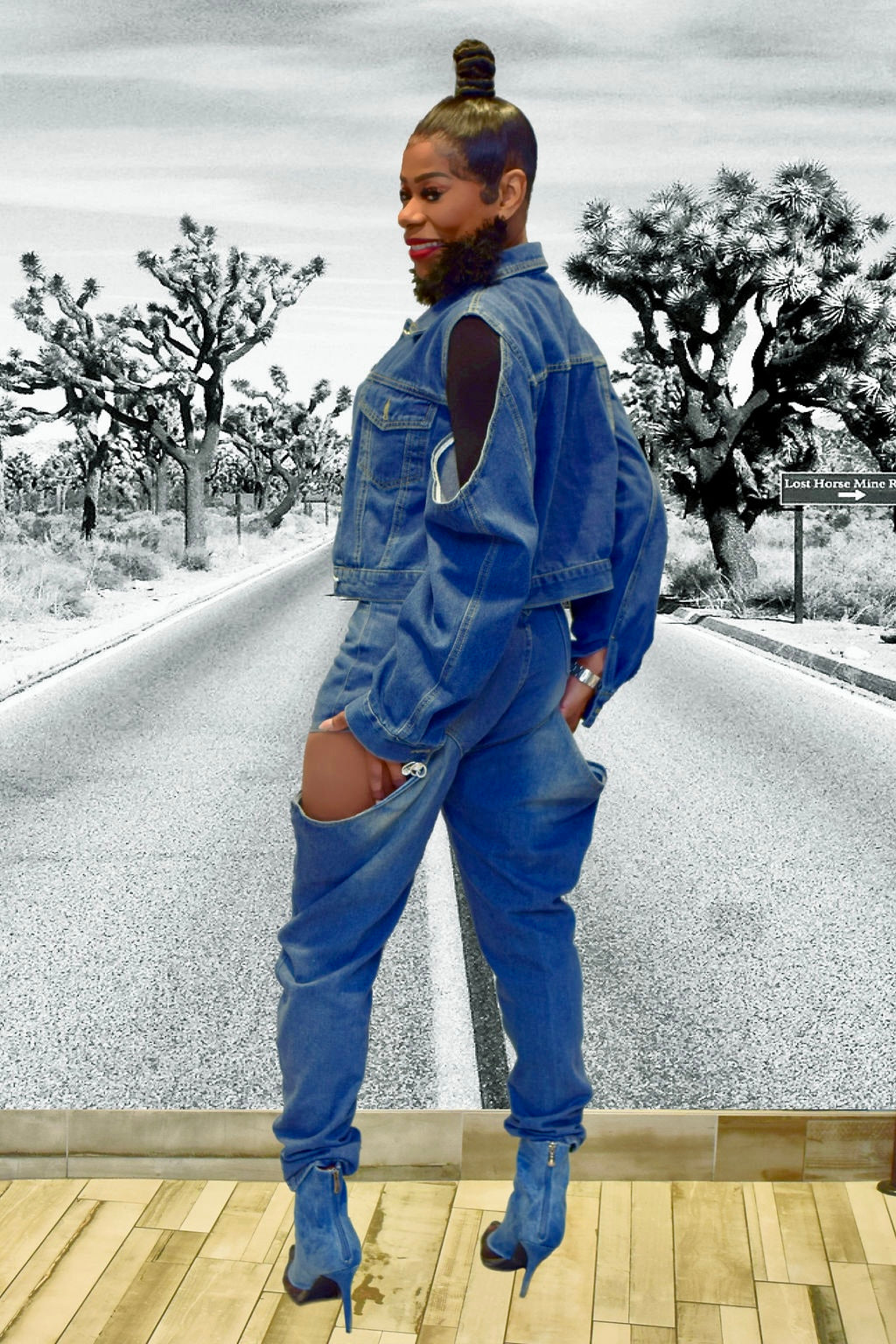 Hip Flared Jeans